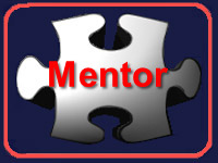 White Puzzle Piece Icon with Mentor