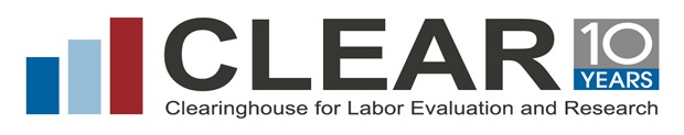 U.S. Department of Labor’s Chief Evaluation Office Clearinghouse for Labor Evaluation and Research 