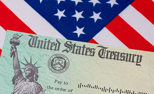 united-states-treasury-check-american-flag